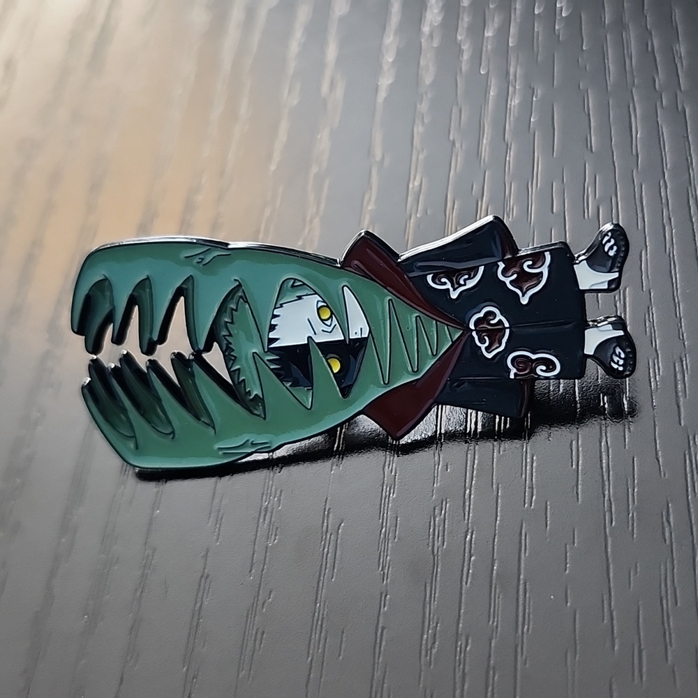Naruto Zetsu Inspired Enamel Pin